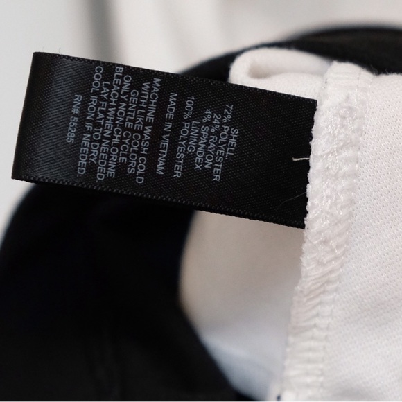 Express Mini Dress Black & White stripe Nautical NWOT - Picture 6 of 10